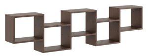 Minimalistyczna półka wisząca w kolorze wenge Z6-K25
