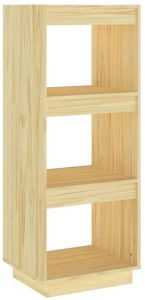 Naturalny sosnowy regał z 3 półkami F3-C92