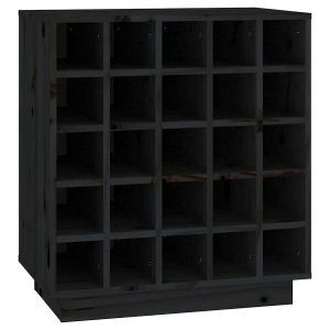 Czarna klasyczna szafka na wino Z8-F30