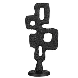 Dekoracja Gibson czarna – elegancki design, h29xd12 cm, nowoczesny styl