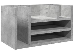 Klasyczny stojący organizer na biurko beton D1-A14