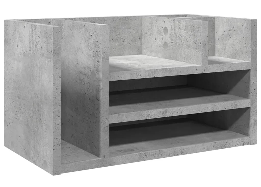 Klasyczny stojący organizer na biurko beton D1-A14