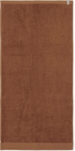 Ręcznik Connect Organic Lines 60 x 110 cm brązowy – ekologiczny materiał, doskonała chłonność, przyjemny w dotyku