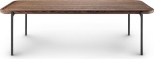 Stół Savoye 50 x 120 cm – elegancki design, ciemny dąb, idealny do małych wnętrz