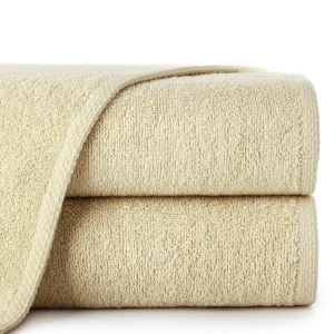 Ręcznik kąpielowy 50×100 cm bawełniany kolor beżowy 400 g/m2 GŁADKI 1