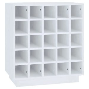 Biała sosnowa szafka na wino E6-G95