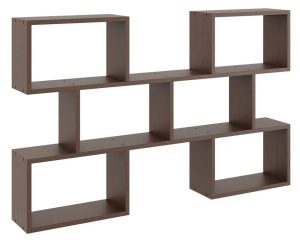 Skandynawska półka wisząca w kolorze wenge W1-C21