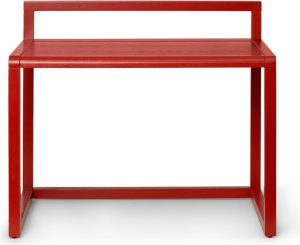 Biurko Little Architect czerwone – nowoczesny design, funkcjonalne, idealne dla dzieci