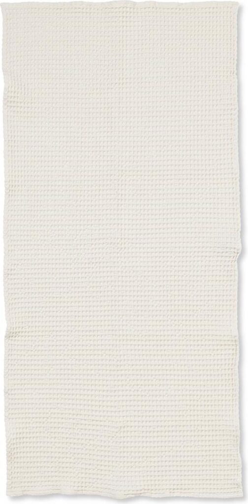 Ręcznik Organic 140 x 70 cm kremowy – ekologiczny materiał, duży rozmiar, idealny do łazienki