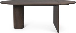 Stół rozkładany Pylo ciemny dąb – elegancki design, funkcjonalność, rozkładany