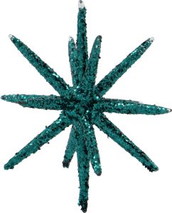 Dekoracja choinkowa Spike 12 cm zielona – elegancki akcent, ozdoba bożonarodzeniowa, wysoka jakość