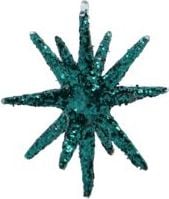 Dekoracja choinkowa Spike 7,5 cm zielona – elegancki akcent, idealna do świątecznych aranżacji