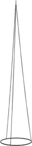 Dekoracja wisząca Nicky okrągła 150 cm czarna – elegancki design, idealna do każdego wnętrza