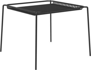 Stolik boczny String 51 cm czarny – nowoczesny design, funkcjonalność, idealny do salonu