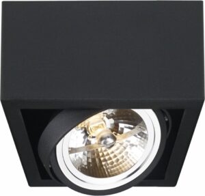 Lampa sufitowa Cube 1 czarna – nowoczesny design, minimalistyczny styl, doskonałe oświetlenie