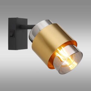 Kinkiet Milley 15560-1 K1 – nowoczesny design, elegancka forma, metal, kolor czarny