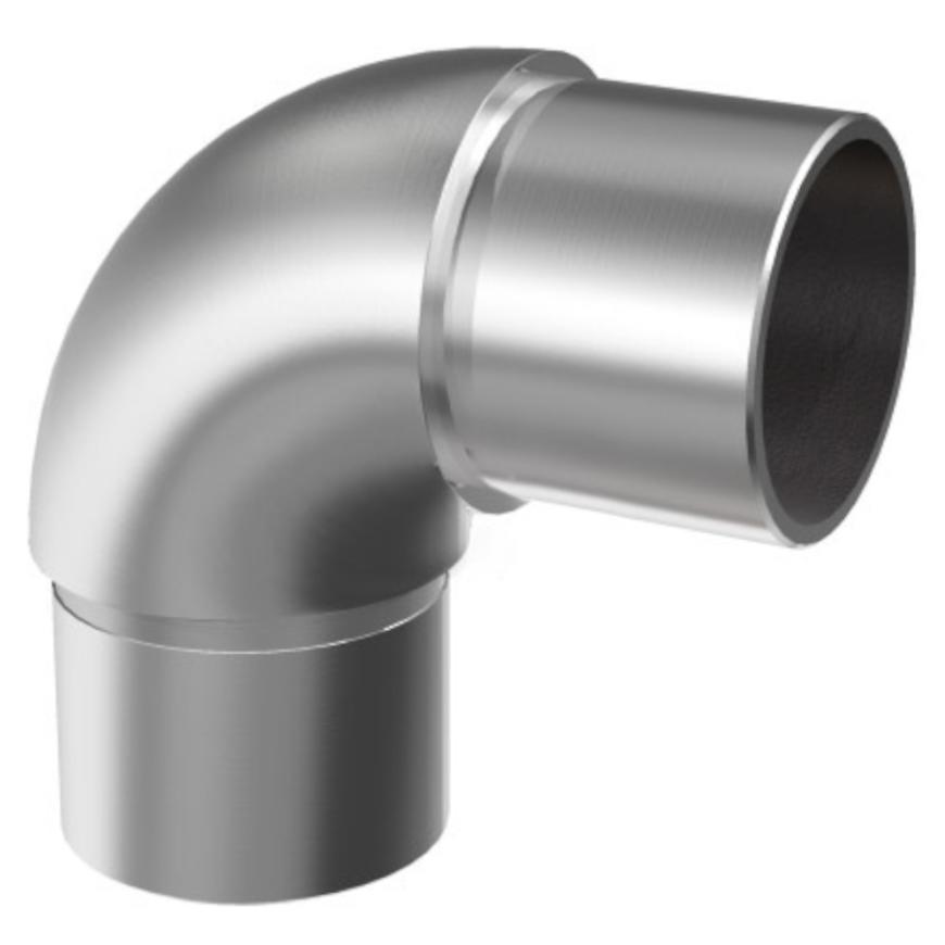 Kolanko 90° dla rury Ø42,4mm – solidne połączenie, wytrzymałość, stal nierdzewna