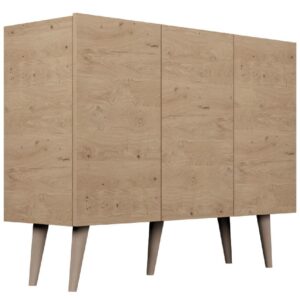 Komoda 120 Toronto Artisan – elegancka, drewniana, styl skandynawski, naturalny kolor