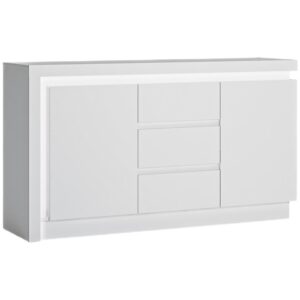 Komoda 2D3S Lyon Lyok01 Biały Alpin/Biały – nowoczesny design, pojemne szuflady, wysoka jakość