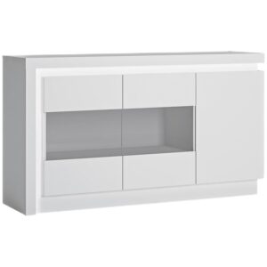 Komoda 3D Lyon Lyok02 Biały Alpin/Biały – nowoczesny design, funkcjonalność, wysoka jakość