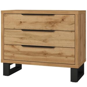Komoda 3s Halle S 27 Dąb Wotan – nowoczesny design, funkcjonalność, naturalny kolor, trwały materiał