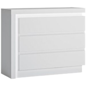 Komoda 3S Lyon Lyok04 Biały Alpin/Biały – nowoczesny design, funkcjonalność, przestronność