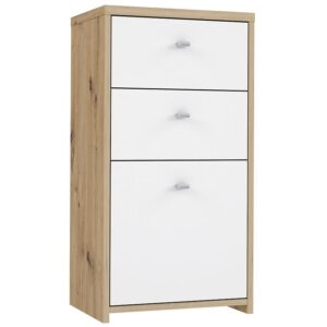 Komoda Best Chest Dąb Artisan/Biały – elegancki design, funkcjonalne przechowywanie, wysoka jakość wykonania
