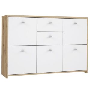 Komoda Best Chest Dąb Artisan/Biały – nowoczesny styl, funkcjonalność, solidne wykonanie