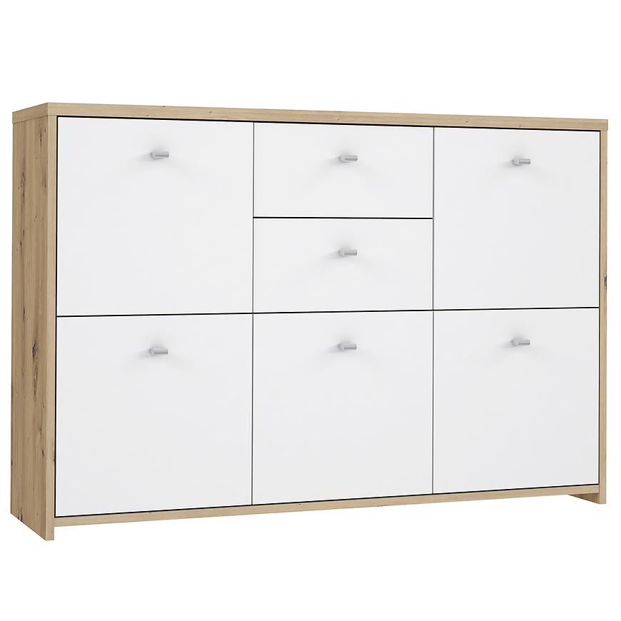 Komoda Best Chest Dąb Artisan/Biały – nowoczesny styl, funkcjonalność, solidne wykonanie