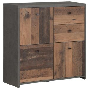 Komoda Best Chest Old Wood Vin/Beton – styl skandynawski, pojemne szuflady, drewniany wygląd, nowoczesny design