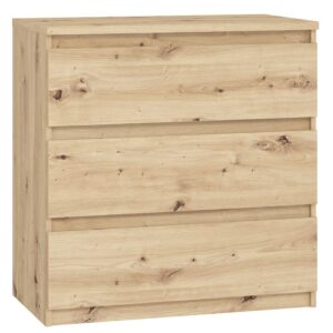 Komoda CHELSEA chlk23-d78 dąb artisan – styl skandynawski, pojemność, elegancki design, naturalne materiały