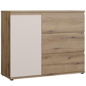 Komoda Collet Cetk221l-Q303 – elegancki design, pojemne szuflady, kolor dąb
