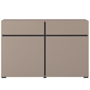 Komoda Cross2d2s Congo/Czarny – nowoczesny design, funkcjonalność, pojemność