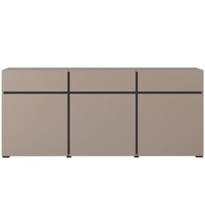 Komoda Cross3d3s Congo/Czarny – elegancka, pojemna, nowoczesna