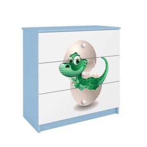 Komoda Dla Dzieci Babydreams Niebieski – Dino, nowoczesny design, funkcjonalność, bezpieczne materiały