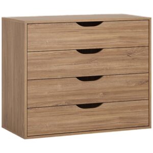 Komoda Do Szafy 4S Monaco Moas04 Stirling Oak – nowoczesny styl, funkcjonalność, jasny kolor, trwały materiał