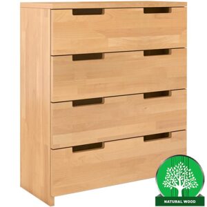 Komoda Drewniana Bukowa 4s Skandica Spectrum Naturalny – elegancka, pojemna, skandynawski styl, naturalne materiały