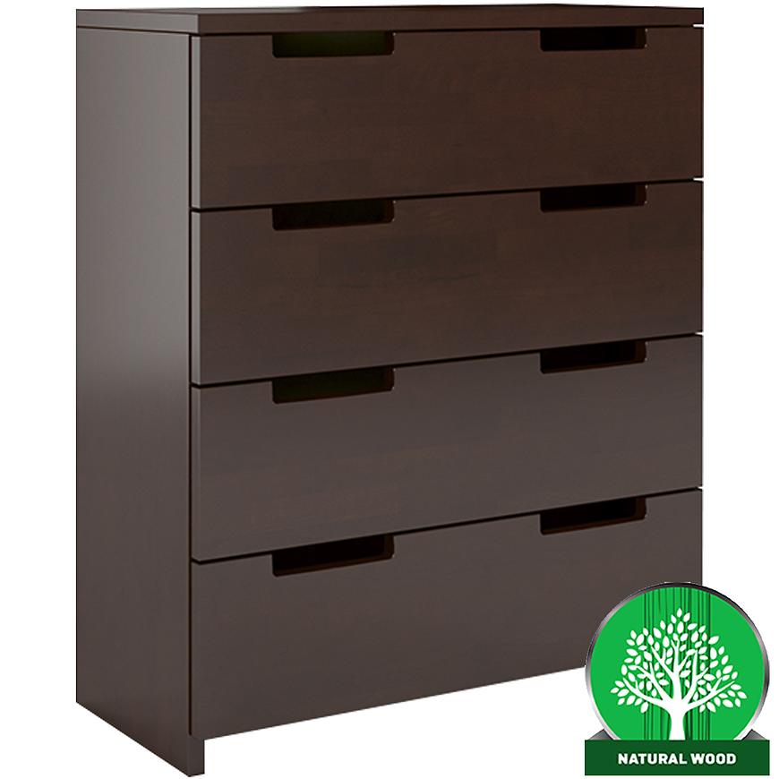 Komoda Drewniana Bukowa 4s Skandica Spectrum Palisander – funkcjonalność, elegancja, naturalne materiały
