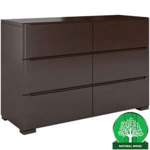 Komoda Drewniana Bukowa 6s Skandica Sparta Palisander – funkcjonalna, elegancka, w stylu skandynawskim