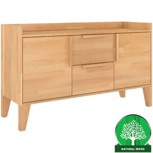 Komoda Drewniana Bukowa Skandica Agava Naturalny – elegancki design, naturalny kolor, wykonana z bukowego drewna