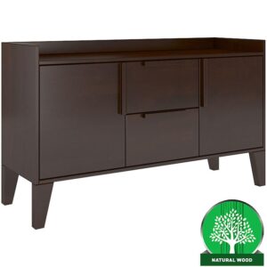 Komoda Drewniana Bukowa Skandica Agava Palisander – styl skandynawski, naturalne materiały, elegancki wygląd