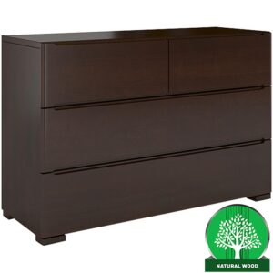 Komoda Drewniana Sosnowa 4s Skandica Sparta Palisander – funkcjonalność, elegancja, sosnowe drewno