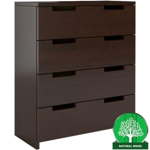 Komoda Drewniana Sosnowa 4s Skandica Spectrum Palisande – elegancki design, naturalne drewno, cztery szuflady