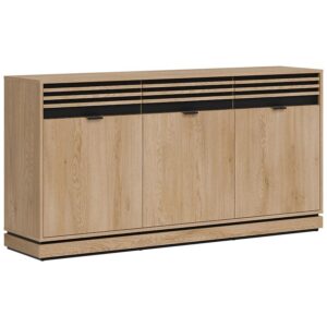 Komoda Ferro Fe03 Dąb Crem Torro – styl skandynawski, elegancki design, funkcjonalny mebel