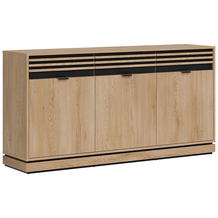 Komoda Ferro Fe03 Dąb Crem Torro – styl skandynawski, elegancki design, funkcjonalny mebel