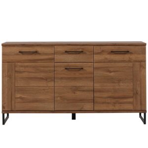 Komoda Ivo Iv03 Dąb April – nowoczesny design, pojemne szuflady, naturalne wykończenie