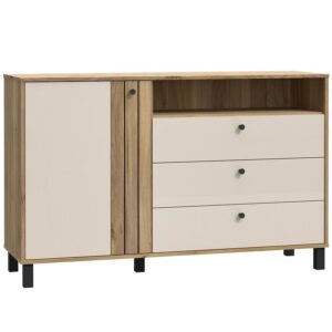 Komoda Killarney KQLK222L – elegancka, pojemna, drewniana, nowoczesny design