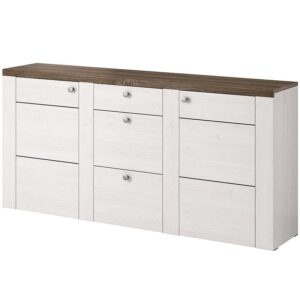 Komoda Larona 2D3S sonoma trufel 25 – nowoczesny design, funkcjonalność, kolor sonoma trufel