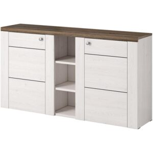 Komoda Larona 2D sonoma trufel 26 – stylowy design, przestronność, wysoka jakość wykonania
