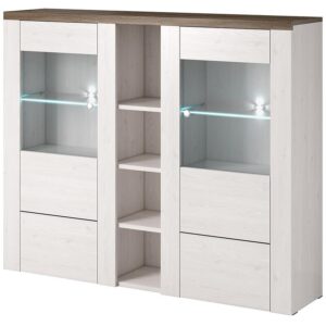 Komoda Larona 2D sonoma trufel 46 – pojemna, elegancka, nowoczesna
